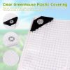 NoderLoya Greenhouse Plastic Cover Clear Heavy Duty-4