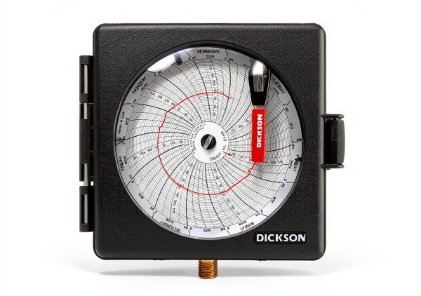 Cole-Parmer Circular Chart Recorder PW474 Pressure Accuracy-0