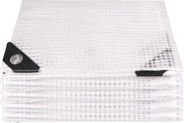 NoderLoya Greenhouse Plastic Cover Clear Heavy Duty-0