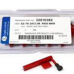 Graphic Controls Red Fine Point Circular Chart Pen-0