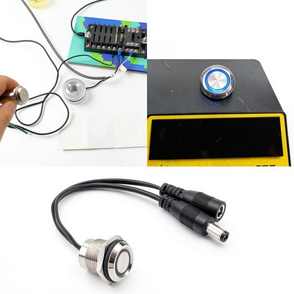 ECSiNG LED Dimmer Switch 12V 24V Blue Backlight RV Use-2
