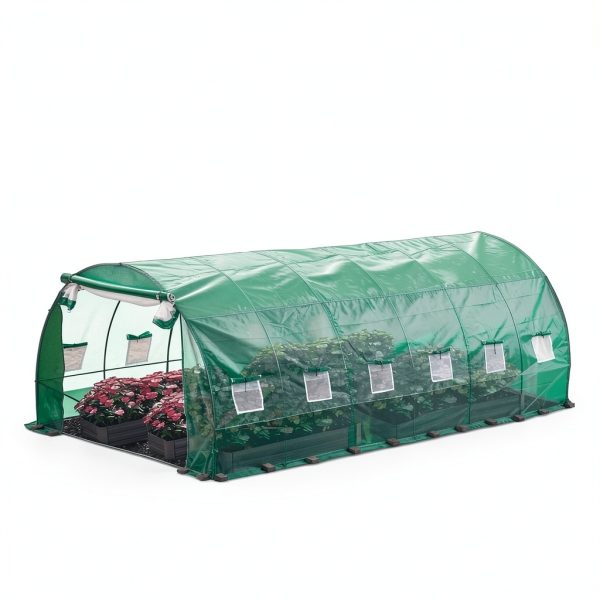 BPS Greenhouse Cover Durable PE Weather Resistant Plant-2