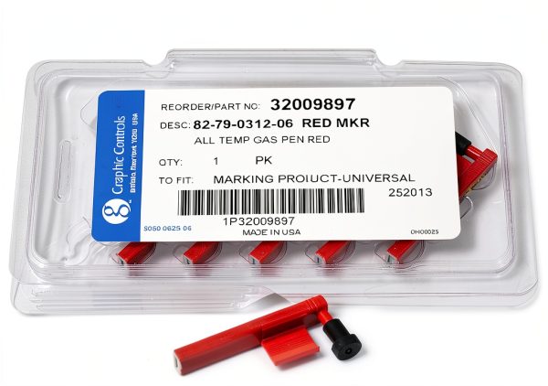Graphic Controls Red Differential Pens Refillable Ink Chart-0