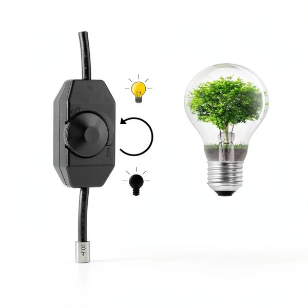 Macarrie Plug In Dimmer Switch Easy Installation Energy-3