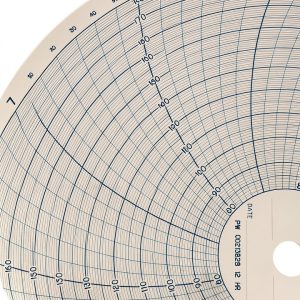 Circular Chart Paper 100 Sheets Industrial Temperature-0