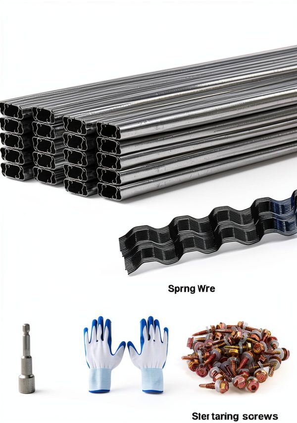 Anmeiji Greenhouse Spring Wire Channel Kit Secure Plastic-3