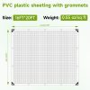 NoderLoya Greenhouse Plastic Cover Clear Heavy Duty-1