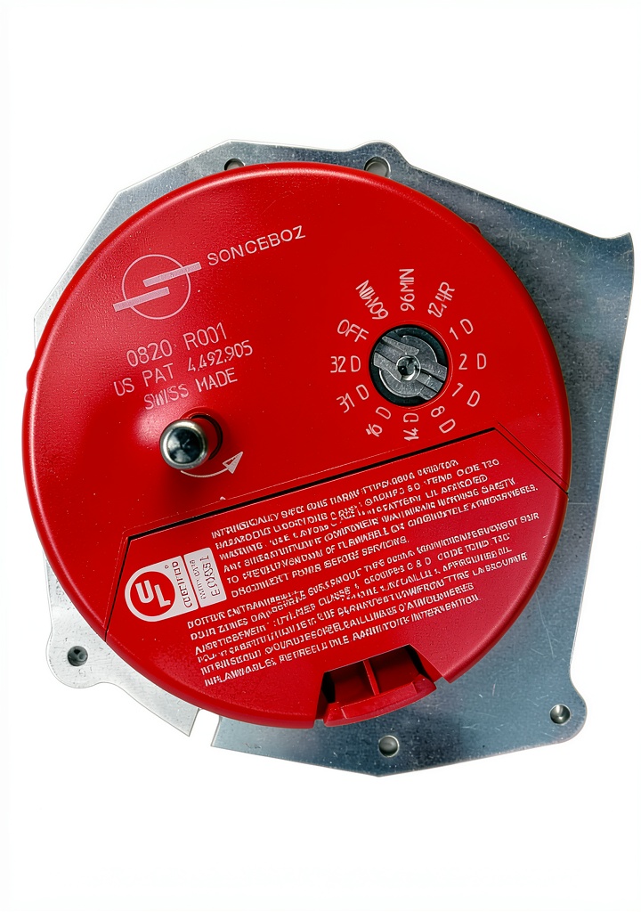 Sonceboz chart recorder motor mounted in an industrial setup