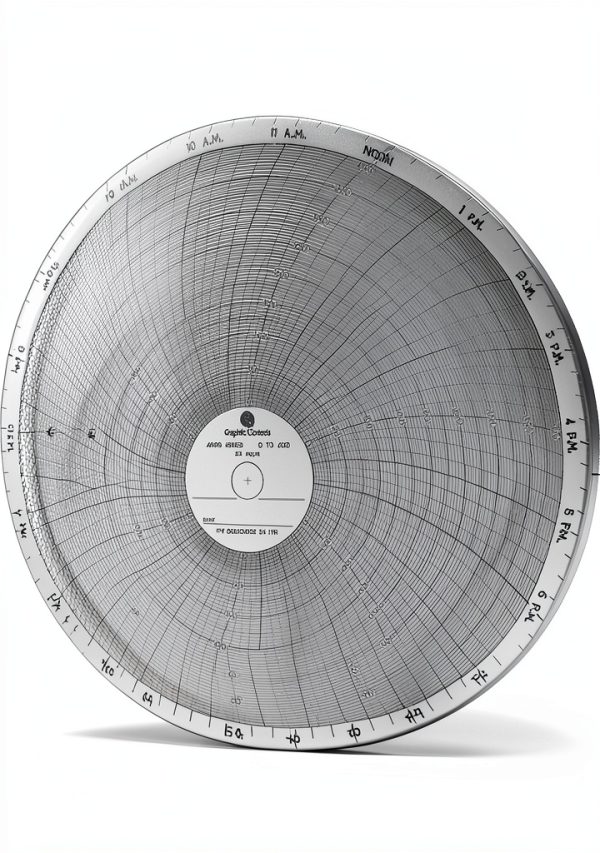 Circular Chart Paper COLE-PARMER 100 Sheets Industrial-0
