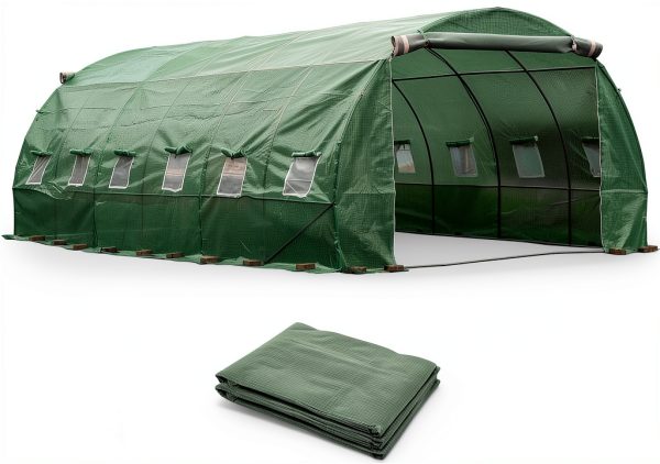 BPS Greenhouse Cover Durable PE Weather Resistant Plant-0