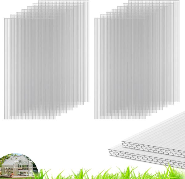 Quibbay Polycarbonate Greenhouse Panels UV Resistant-0