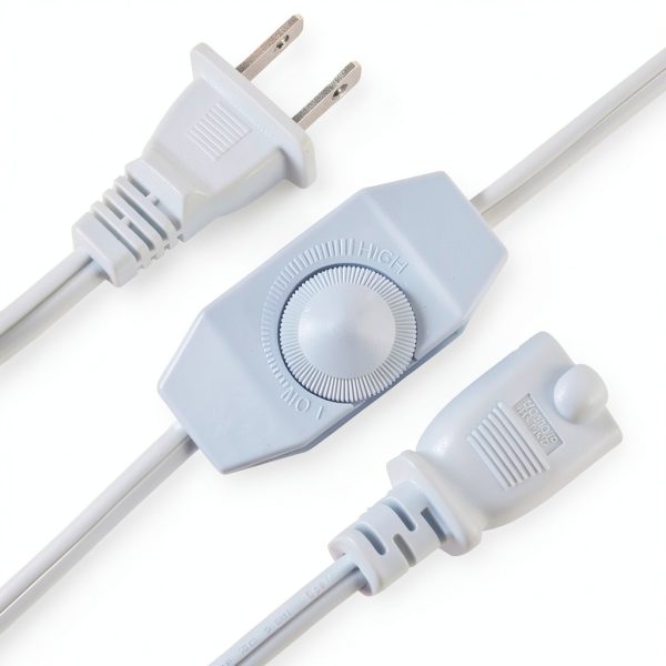 Rotating Dimmer Cord Leymays Lamp White Extension-0