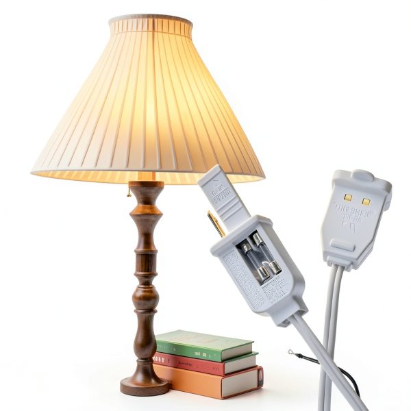 Rotating Dimmer Cord Leymays Lamp White Extension-3