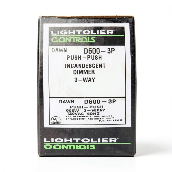 Lightolier Rotary Dimmer Switch Ivory-1