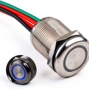 Ulincos Push Button Switch 24V 7A Steel-0