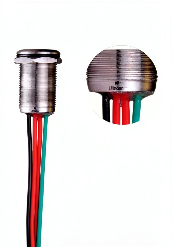 Ulincos Push Button Switch 24V 7A Steel-3