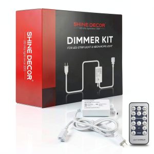 Shine Decor LED Neon Rope Light Dimmer with 4.92ft UL‑Rated Power Cord-0