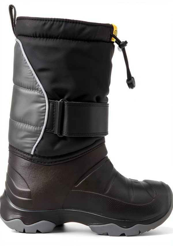 KEEN Kids Hiking Boots Waterproof Black Steel Grey Size 10 Little Kid-5
