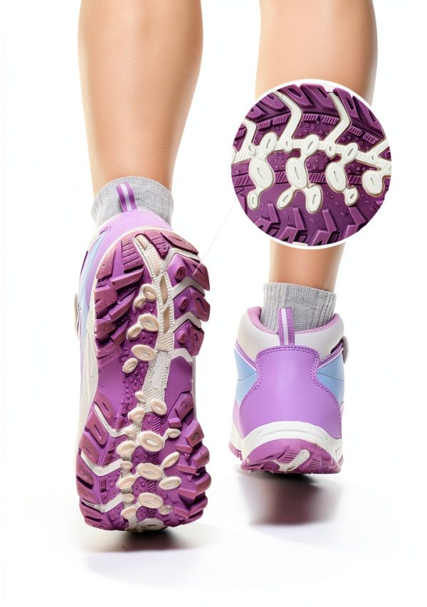 Girls Hiking Boots R CORD Waterproof Durable Kids Boots with TPR Grip-2