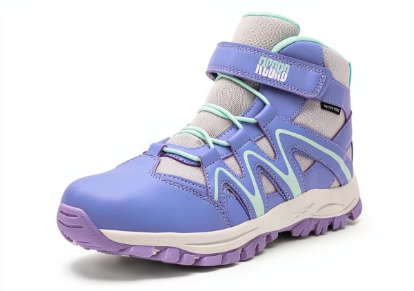 R CORD Kids Hiking Boots Girls Waterproof Non Slip TPR Traction-0