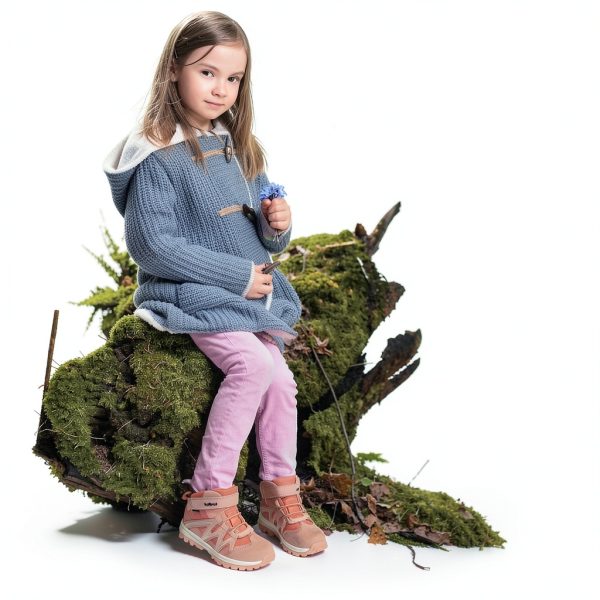 R CORD Kids Hiking Boots Girls Waterproof Non Slip TPR Traction-6