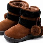 Toddler Girl Thermal Hiking Boots KidCo Fleece Lined Zipper Beige-0