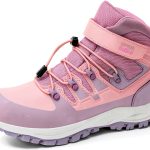 Kids Hiking Boots R CORD Girls Waterproof TPR Traction Drawstring-0